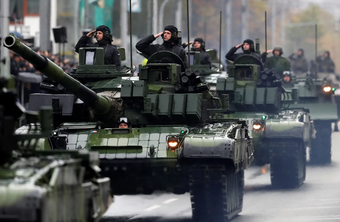 Чехия, военный парад
