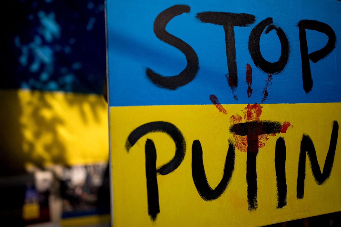 Протест против войны в Украине