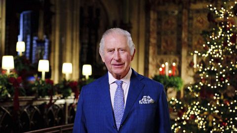 Kuningas Charles solvas oma jõulukõnet pidades Harryt ja Meghanit