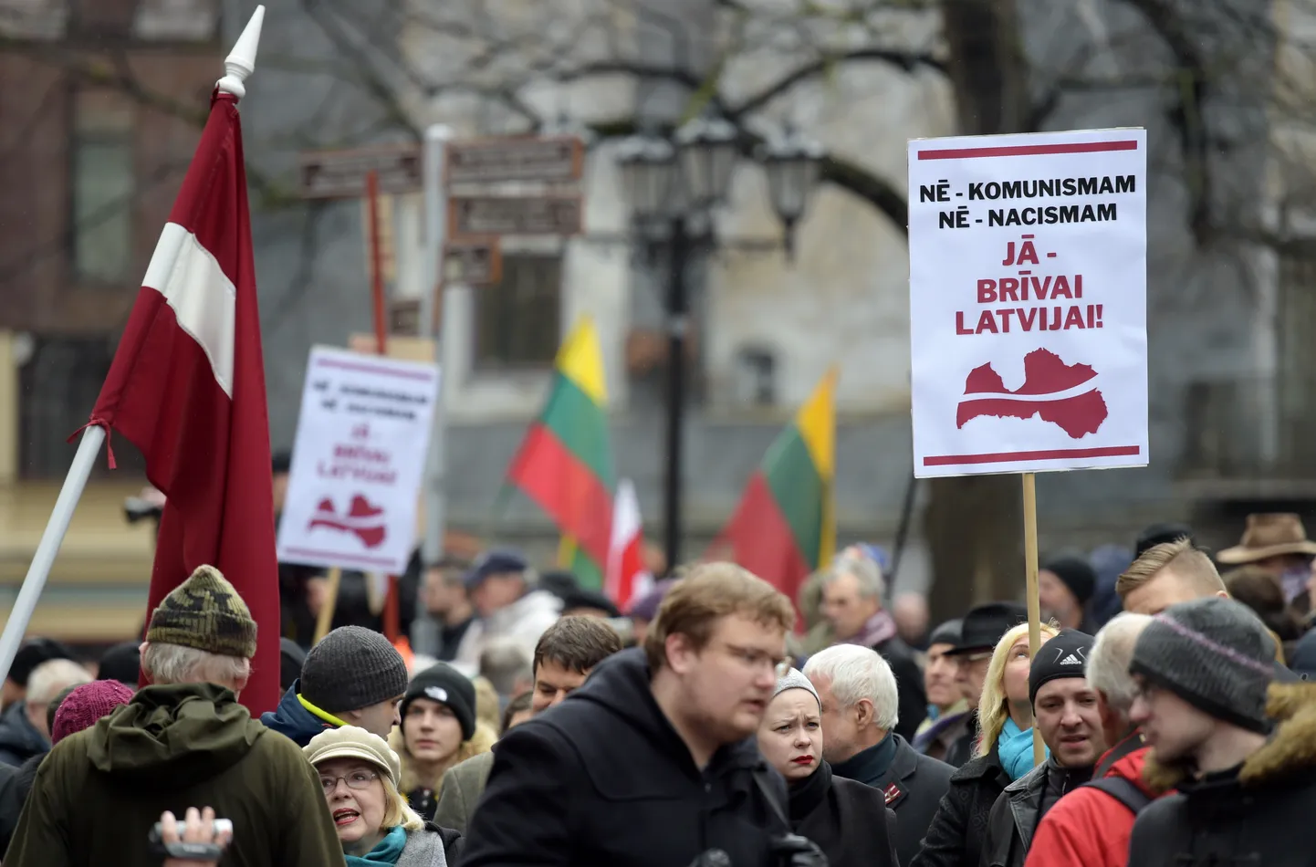 Шествие памяти легионеров 16 марта