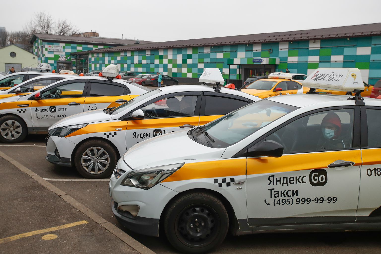 Yandex Takso autod Venemaal. Foto: Scanpix