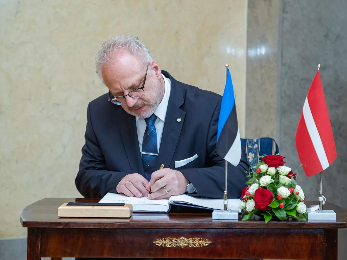Egils Levits käis Eestis visiidil 10. juulil.