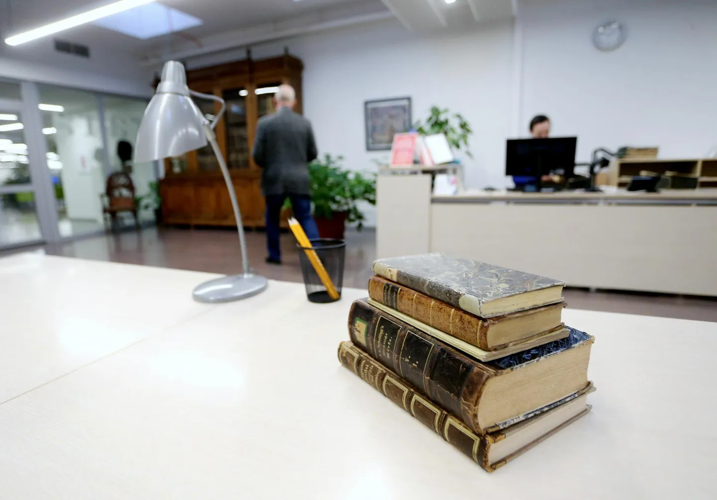 Tartu Ülikooli käsikirjade ja haruldaste raamatute osakonna lugemissaal.