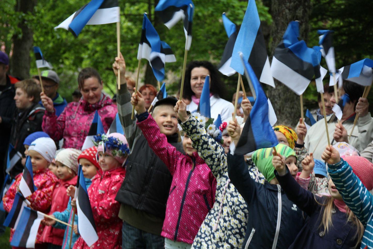 Eesti lipu päeva tähistamine Otepääl 2015. aastal