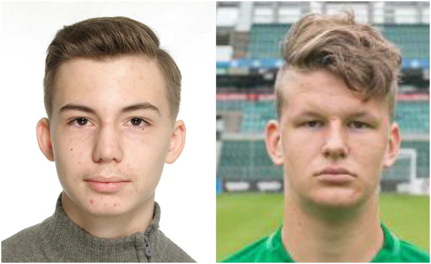15-aastane Aleksandr Šapovalov (vasakul) lõi koguni kolm ja 16-ne Mattias Männilaan kaks väravat.