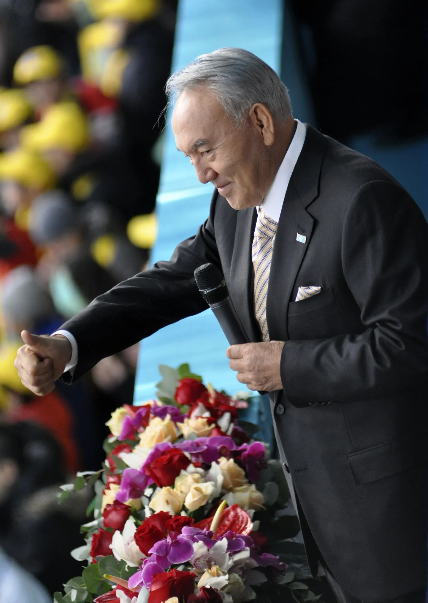 Kasahstani president Nursultan Nazarbajev