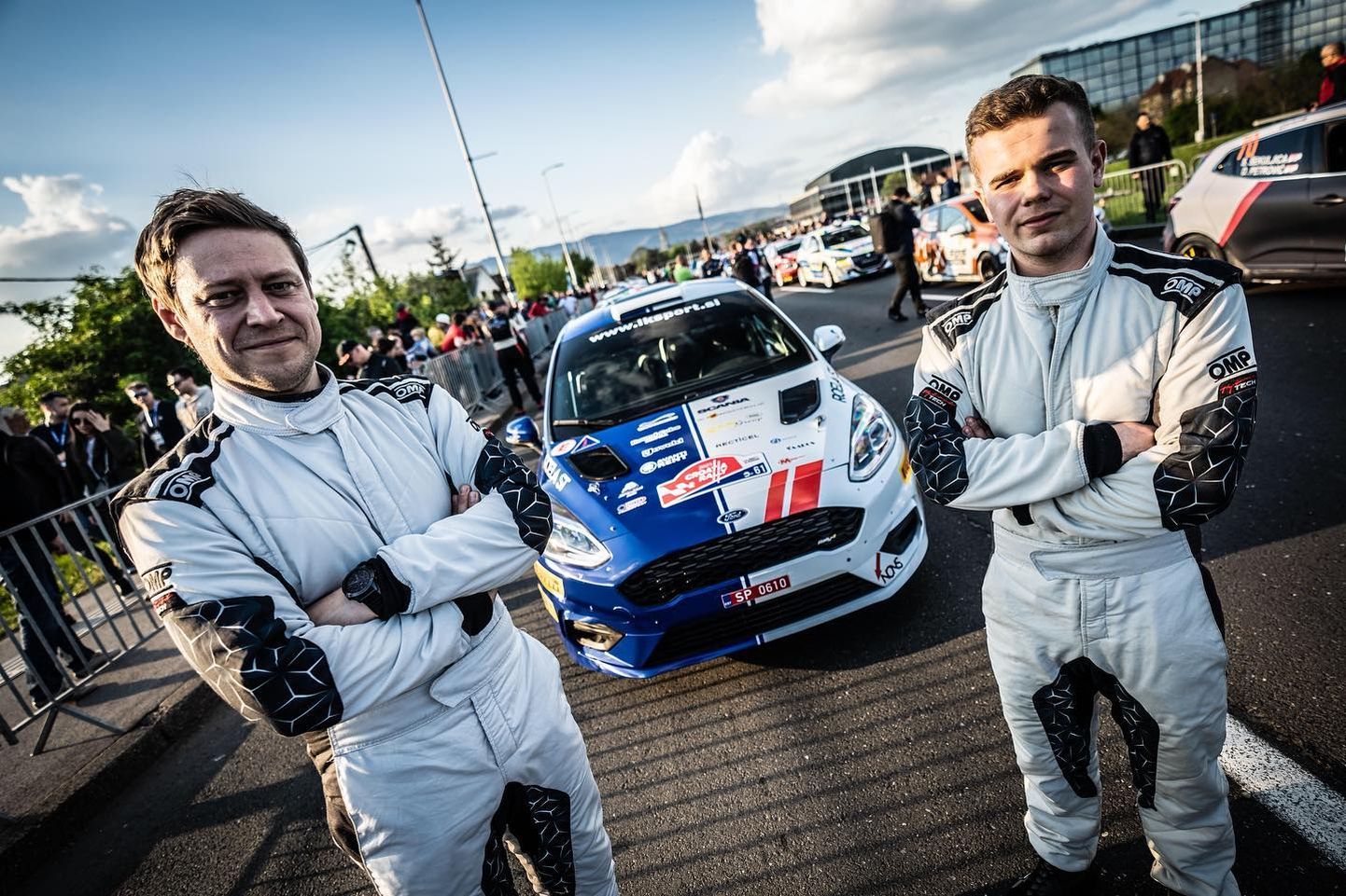 Siim Oja (vasakul) ja Romet Jürgenson said Horvaatia raskete teedega hakkama ning jõudsid Rally4 klassis poodiumi teisele astmele.