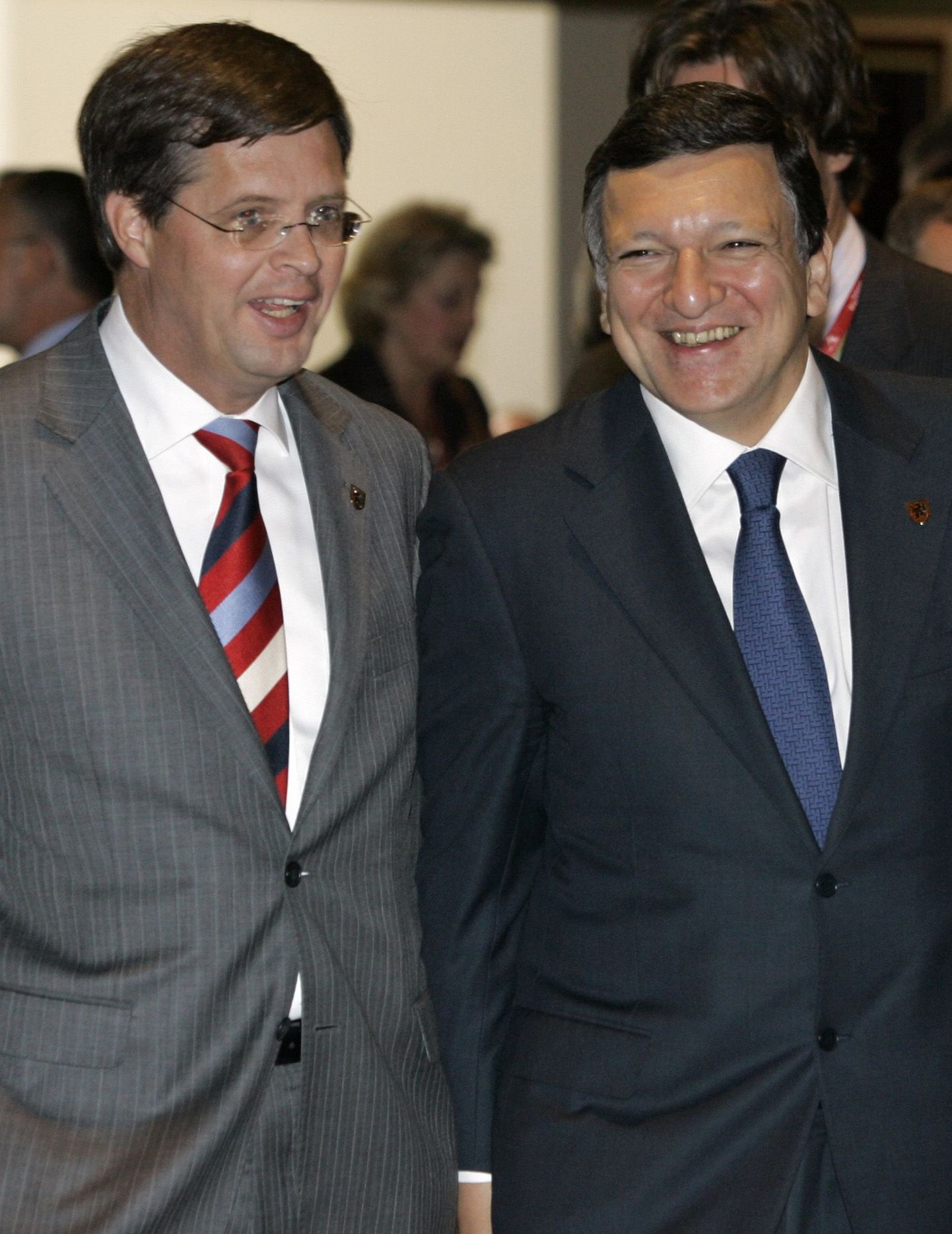 Hollandi peaminister Jan-Peter Balkenende koos Euroopa Komisjoni presidendi Jose Manuel Barrosoga.
