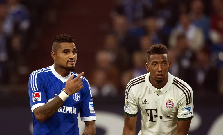 Foto 2013. aastast. Kevin-Prince Boateng (vasakul) ja Jerome Boateng.