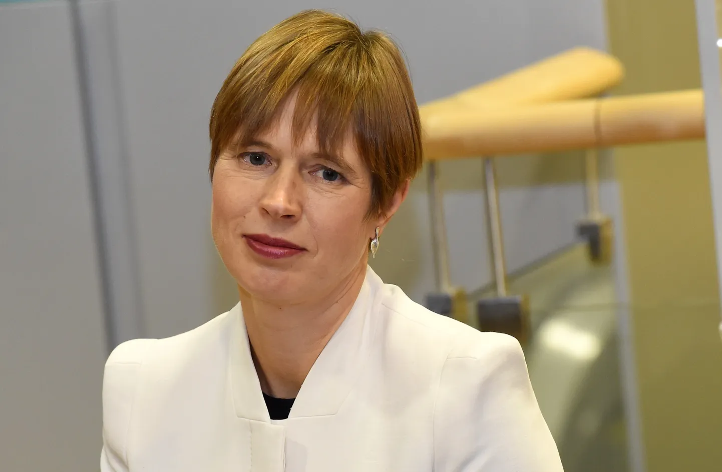 Igaunijas prezidente Kersti Kaljulaida.