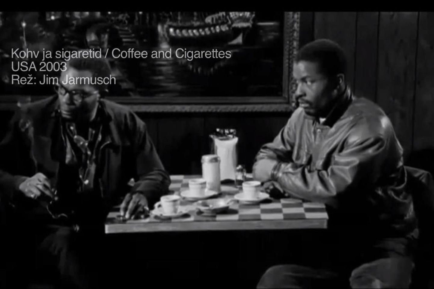 Kaader filmist «Kohv ja sigaretid»