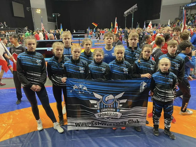 Lääneranna spordikooli tiim Tallinn Openil.