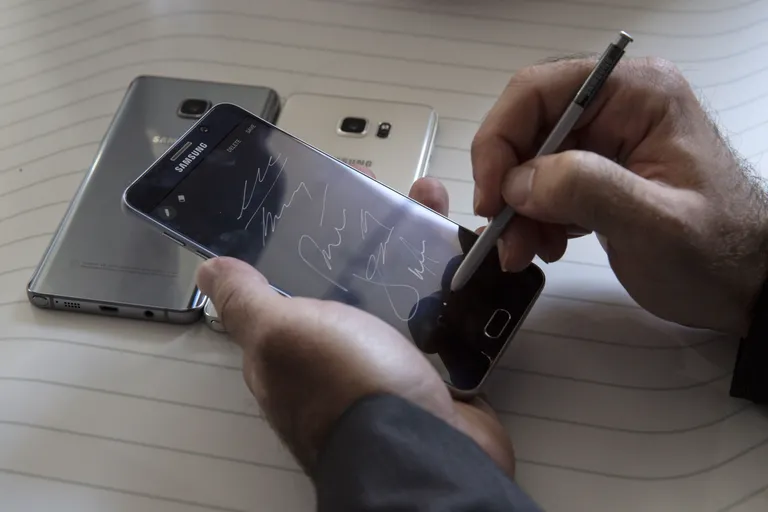 Note 5 võimaldab kirjutada otse ekraanile