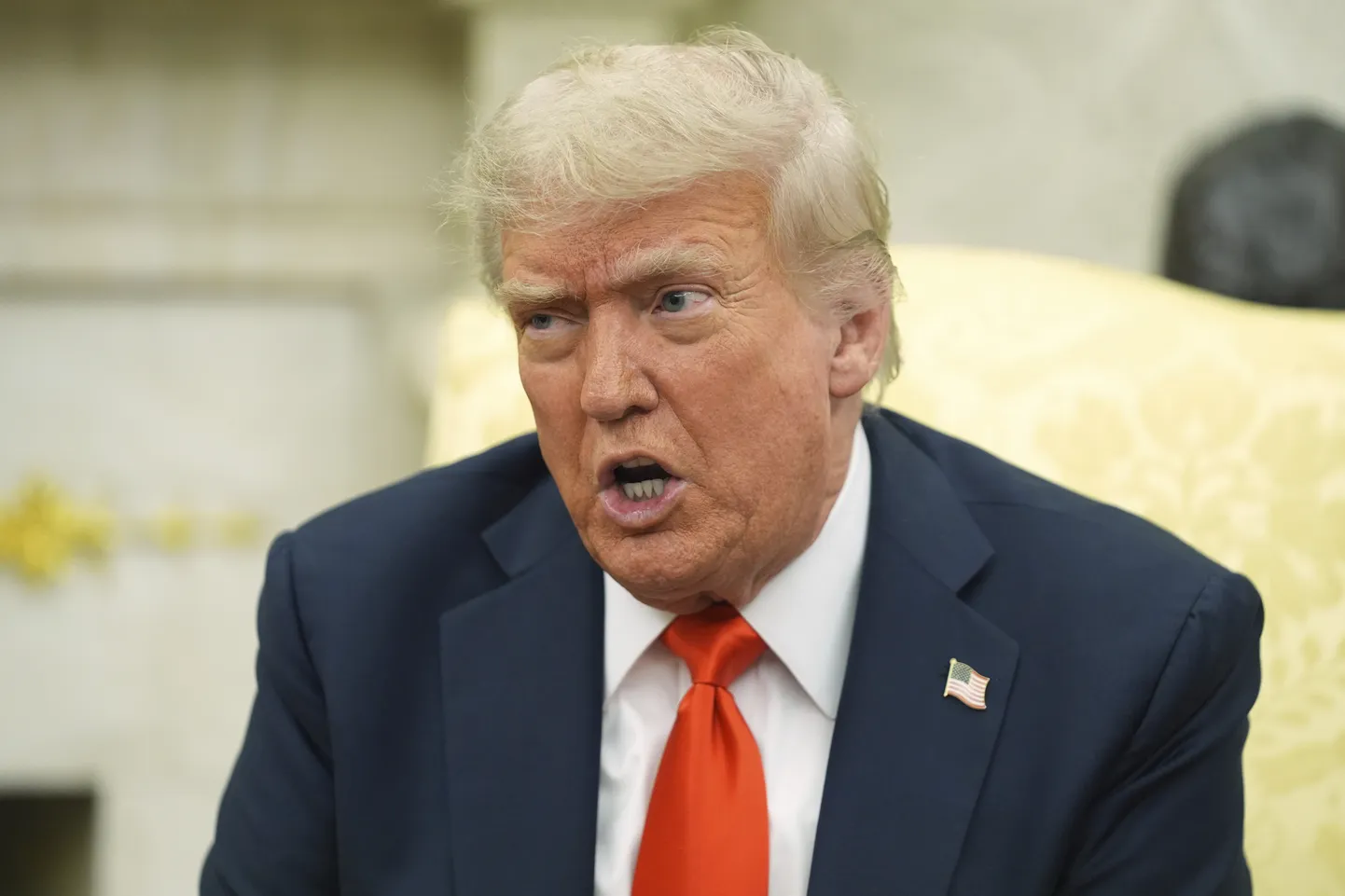 President Donald Trump Valge Maja ovaalkabinetis neljapäeval, 5. juunil 2025 Washingtonis.