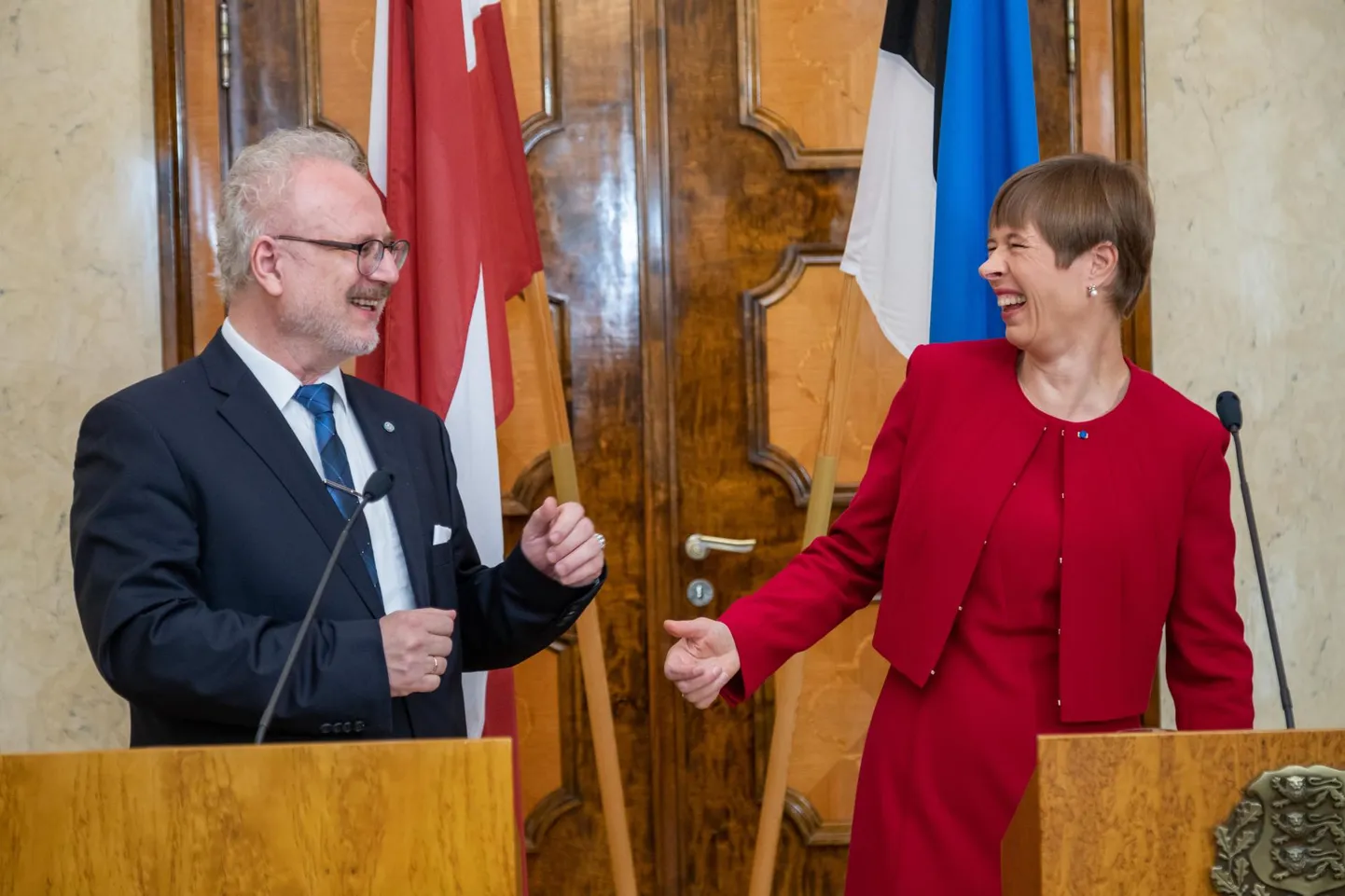 Tallinn, 10.07.2019 Läti president Egils Levits külas president Kersti Kaljulaidil. FOTO: MIHKEL MARIPUU/EESTI MEEDIA FOTO: Mihkel Maripuu