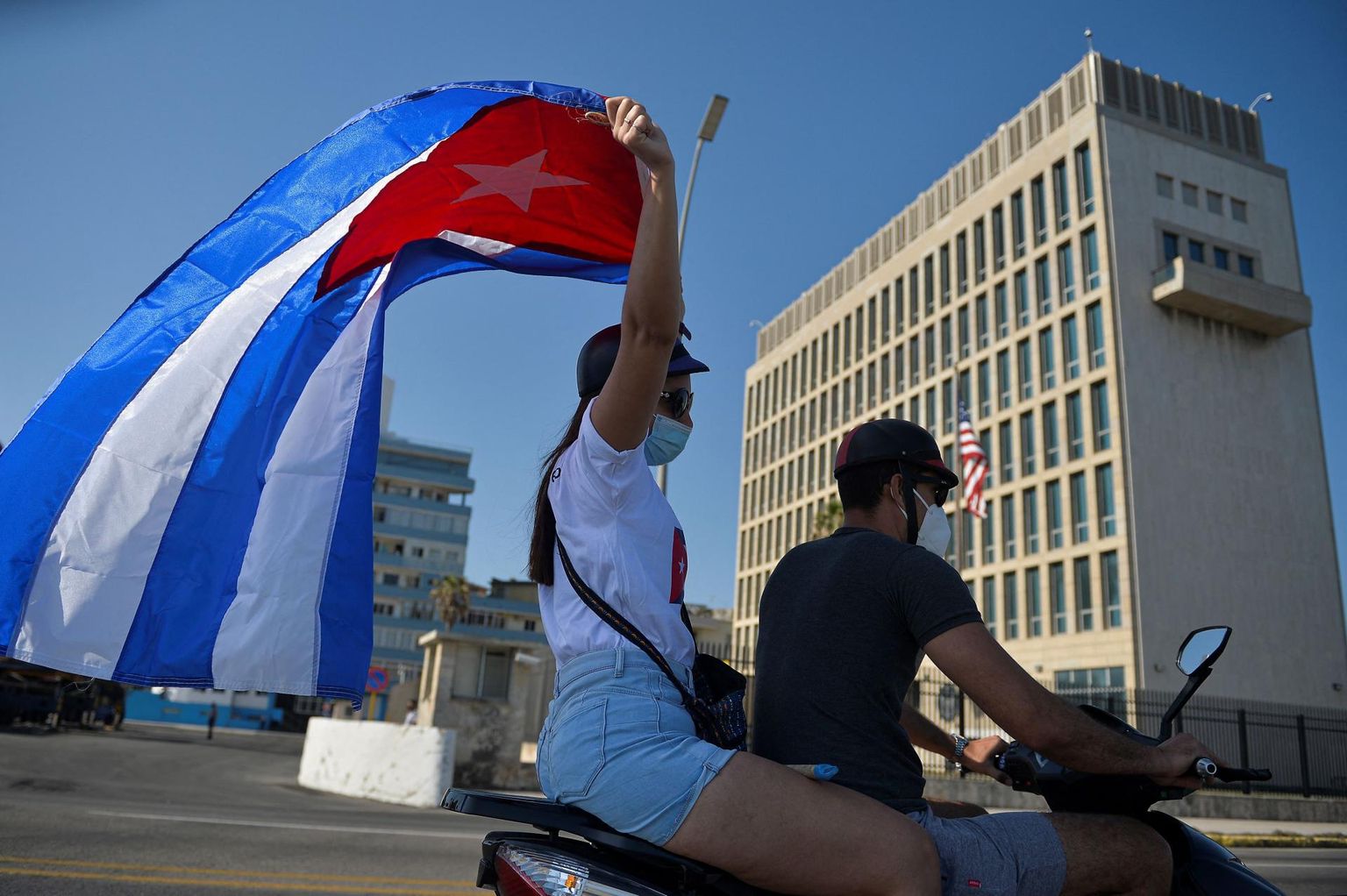 USA saatkond Kuuba pealinnas Havannas. Salapärased haigusjuhud avastati esimest korda just seal 2016. aastal.
 