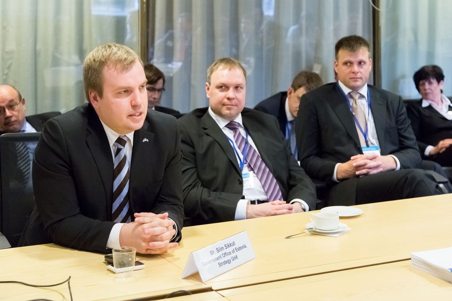 Eesti delegatsioon Soomes.GoSwifti esindaja Madis Sassiad on keskel.