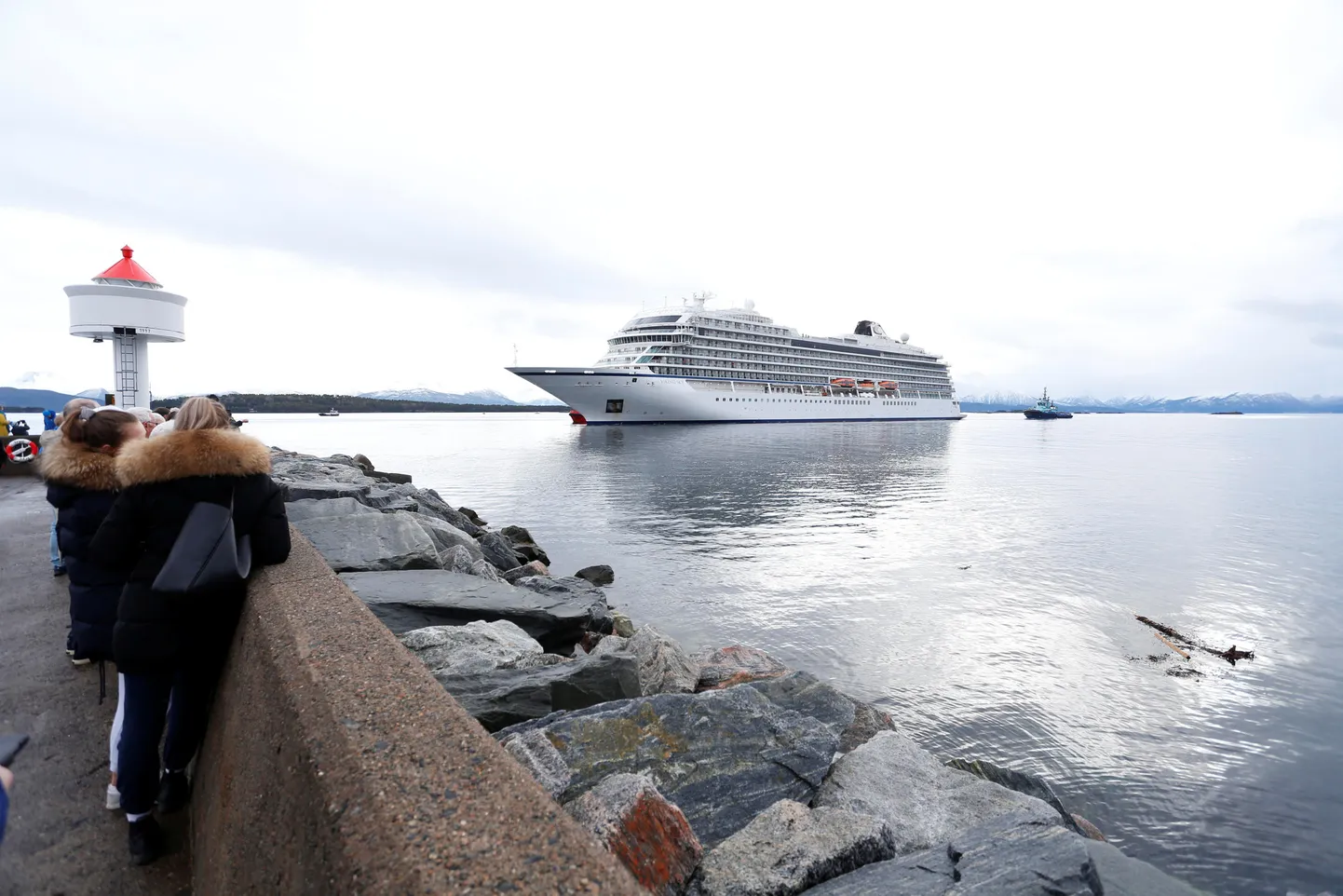Viking Sky jõudis Molde sadamasse.