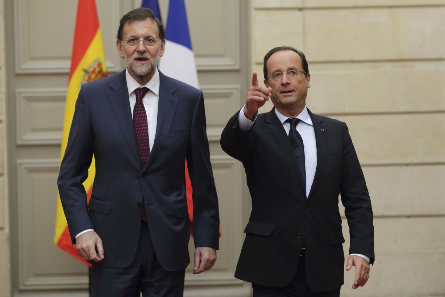 Francois Hollande ja Mariano Rajoy
