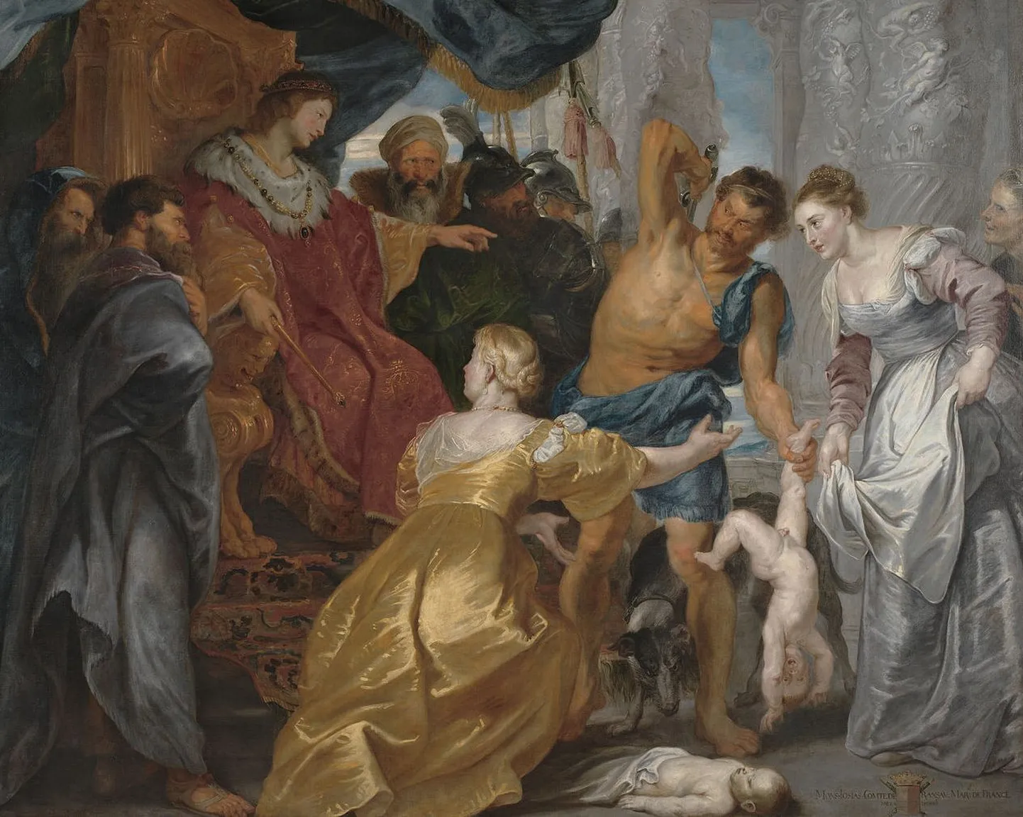 Flaami barokkunstniku Peter Paul Rubensi 1617. aasta maal kuningas Salomonist