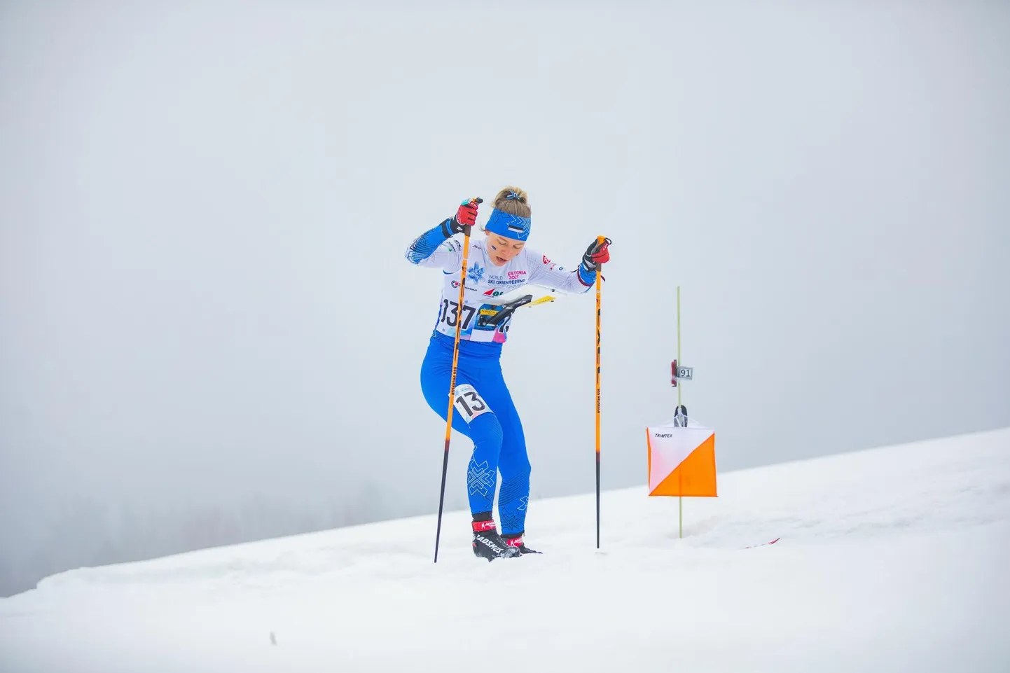 Suusaorienteeruja Daisy Kudre-Schnyder.