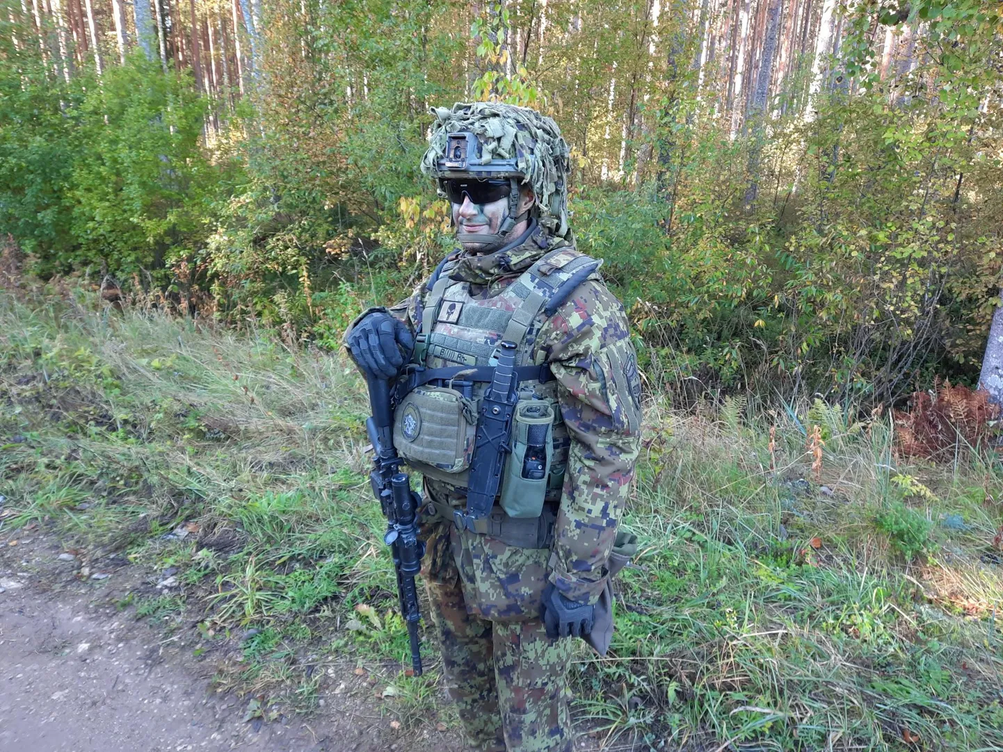 Scoutspataljoni staabiülem major Vladimir Kolotõgin.