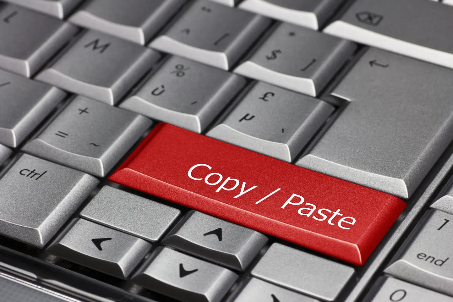 Команды Cut, copy, paste