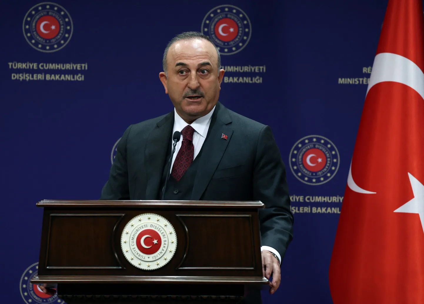 Türgi välisminister Mevlüt Çavuşoğlu.