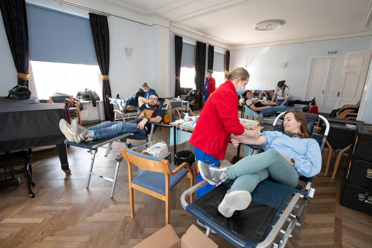 Vereloovutajad Rakvere kultuurikeskuses.