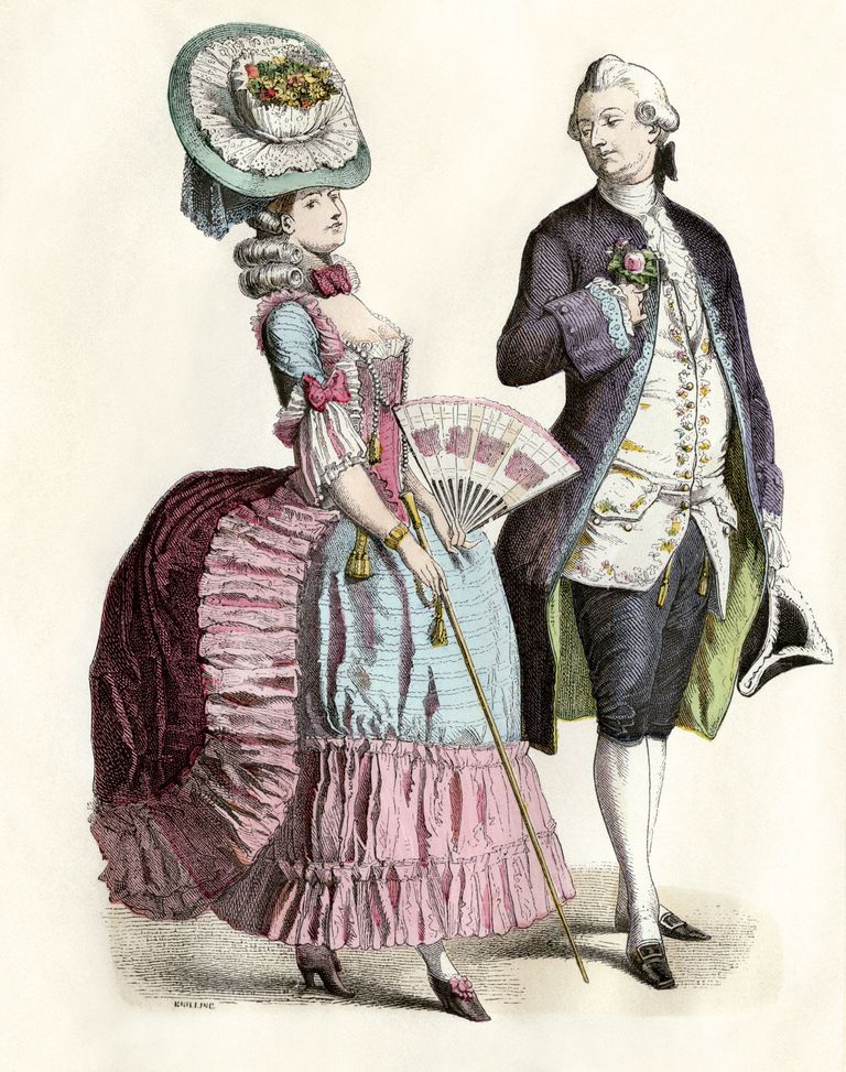 Moodne prantsuse paar aastast 1780