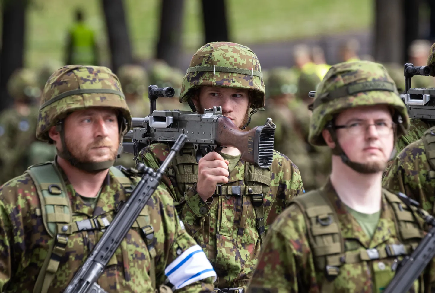 Võidupüha paraad kolm aastat tagasi Tallinna lauluväljakul.