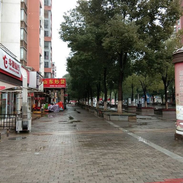 Tühi tänav Wuhanis