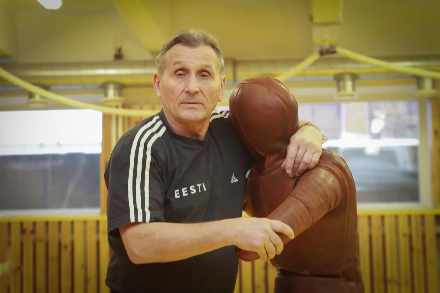 Caaro spordiklubi maadlejaid juhendavad isa-poega Valeri (pildil) ja Marger Pormann.