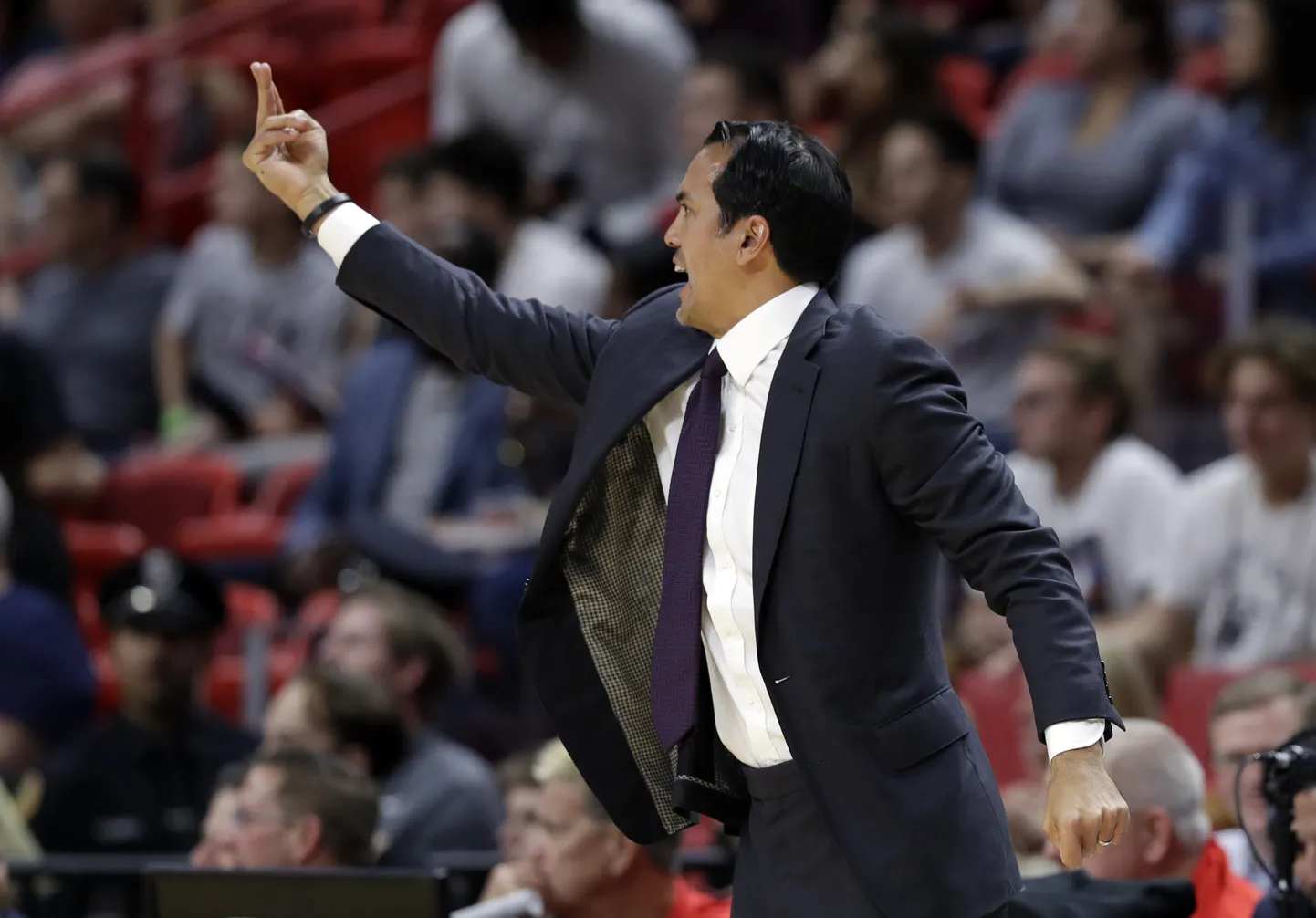 Miami kossuklubi peatreener Erik Spoelstra.