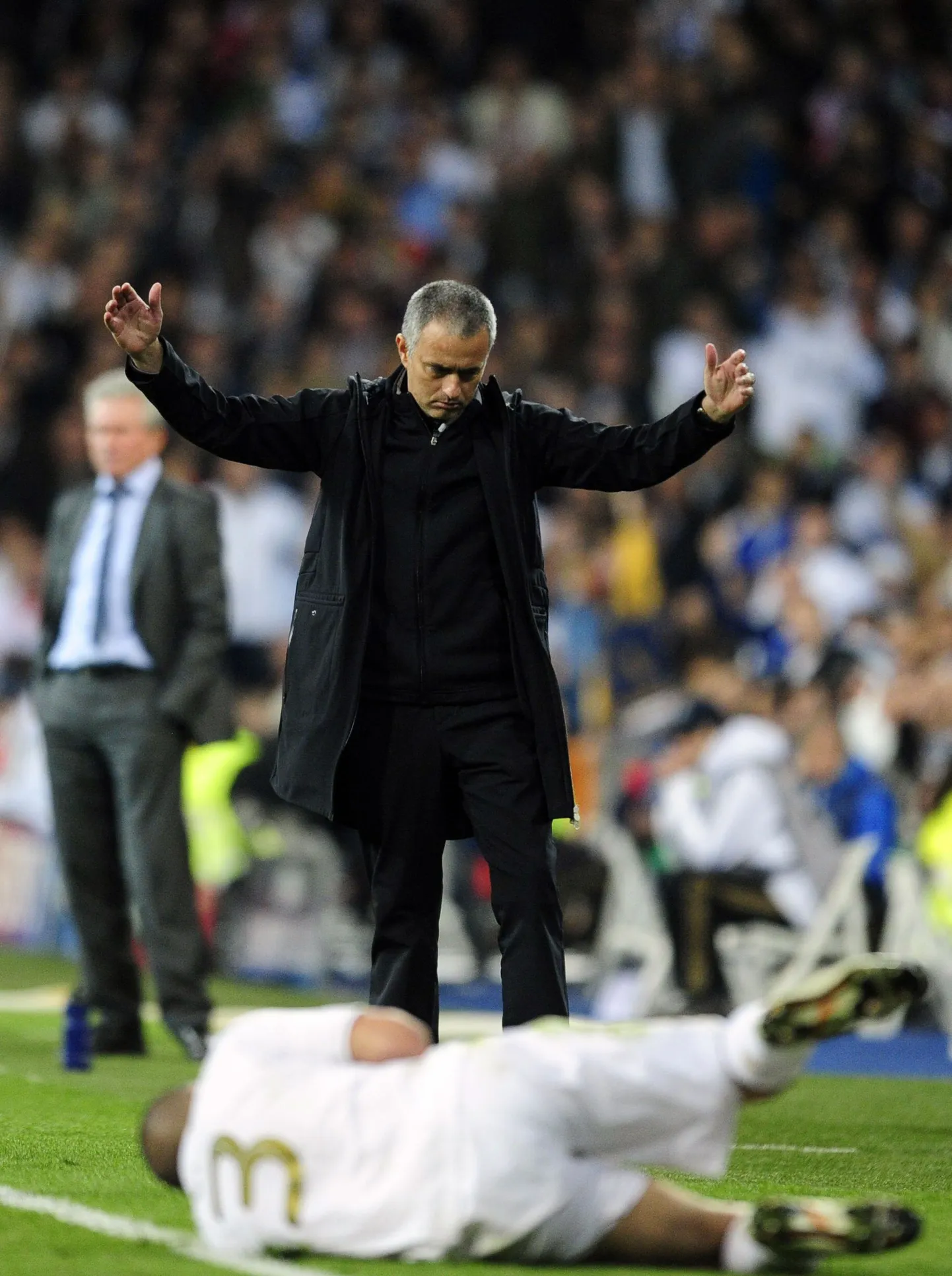 Jose Mourinho 2012. aasta Meistrite liiga poolfinaali kordusmängus.