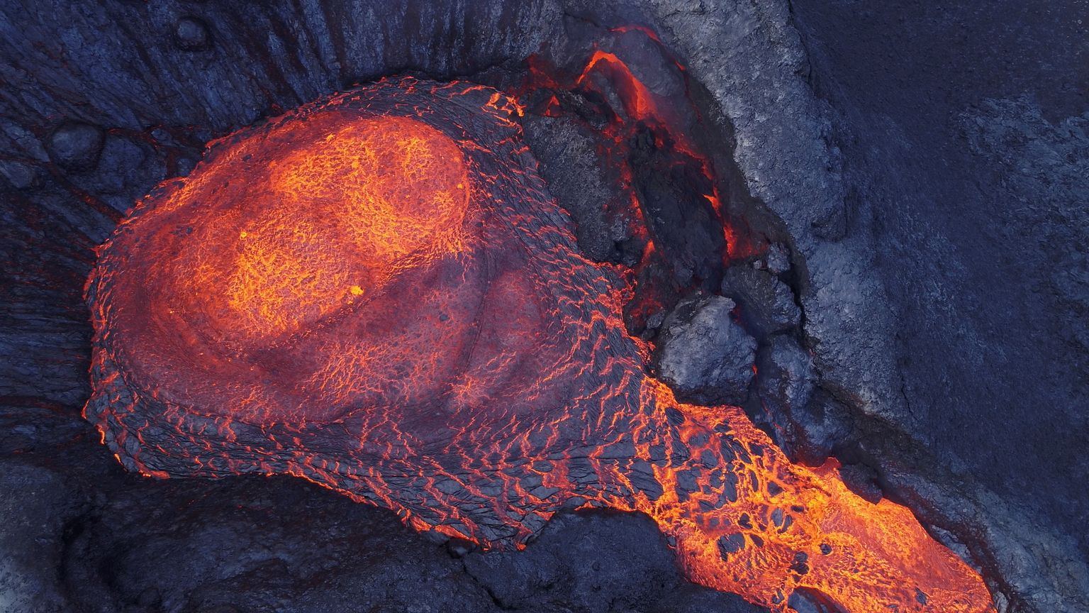 Vulkāns Islandē.