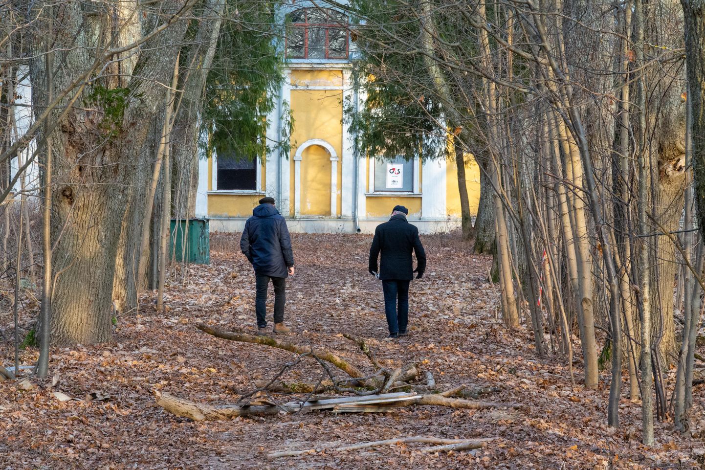 Oskar ja Aino Kallase kunagine kodu Sanatooriumi pargis.
