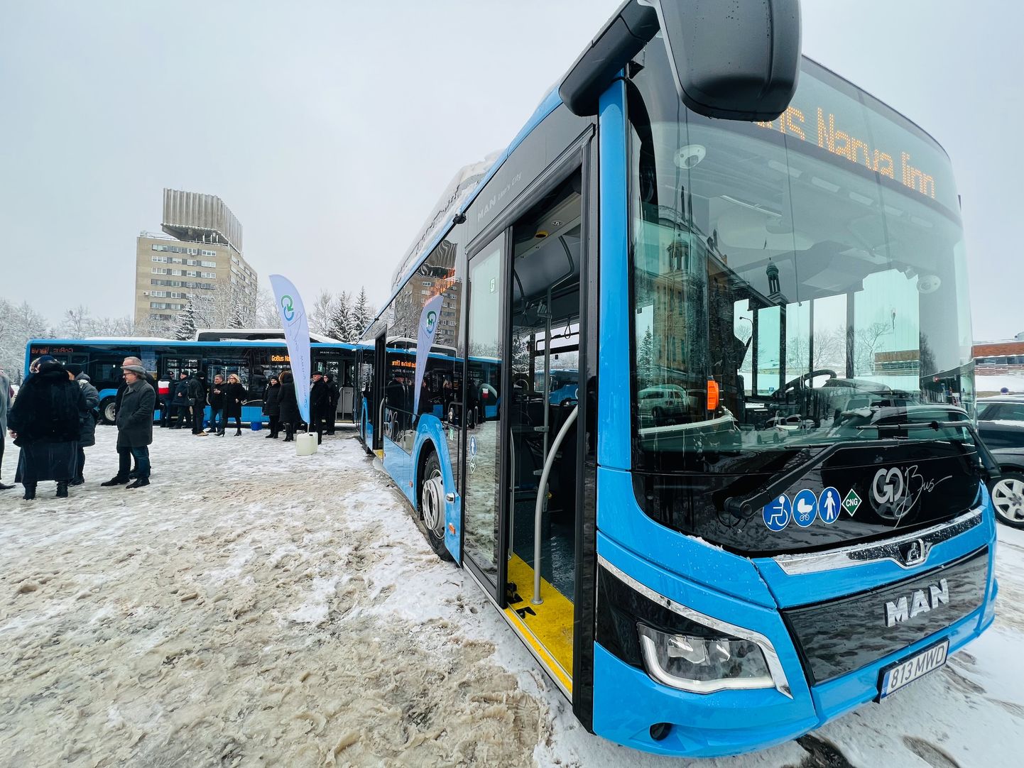 Нарвские городские автобусы переходят на зимнее расписание движения.