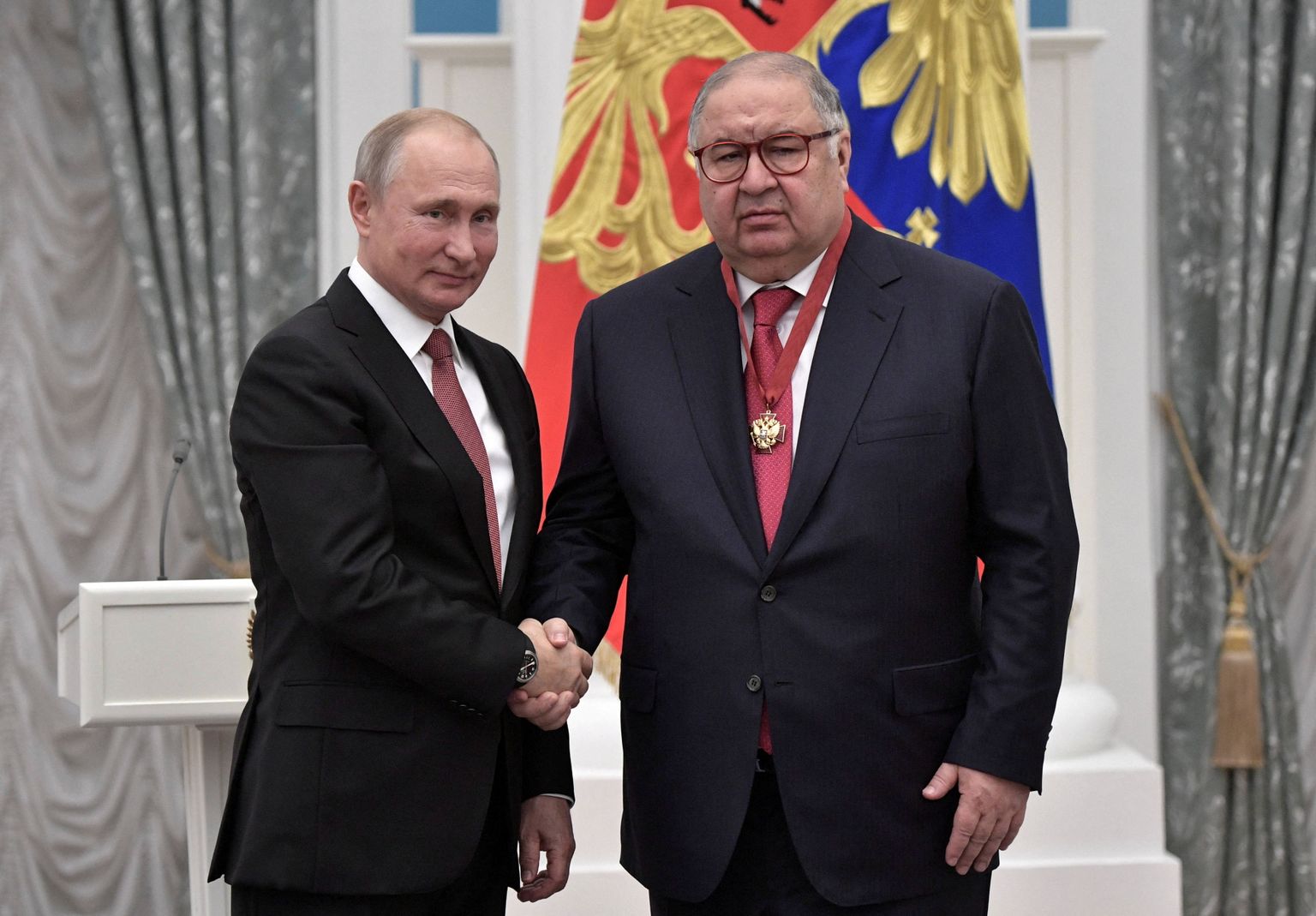 Venemaa president Vladimir Putin ja Ališer Usmanov