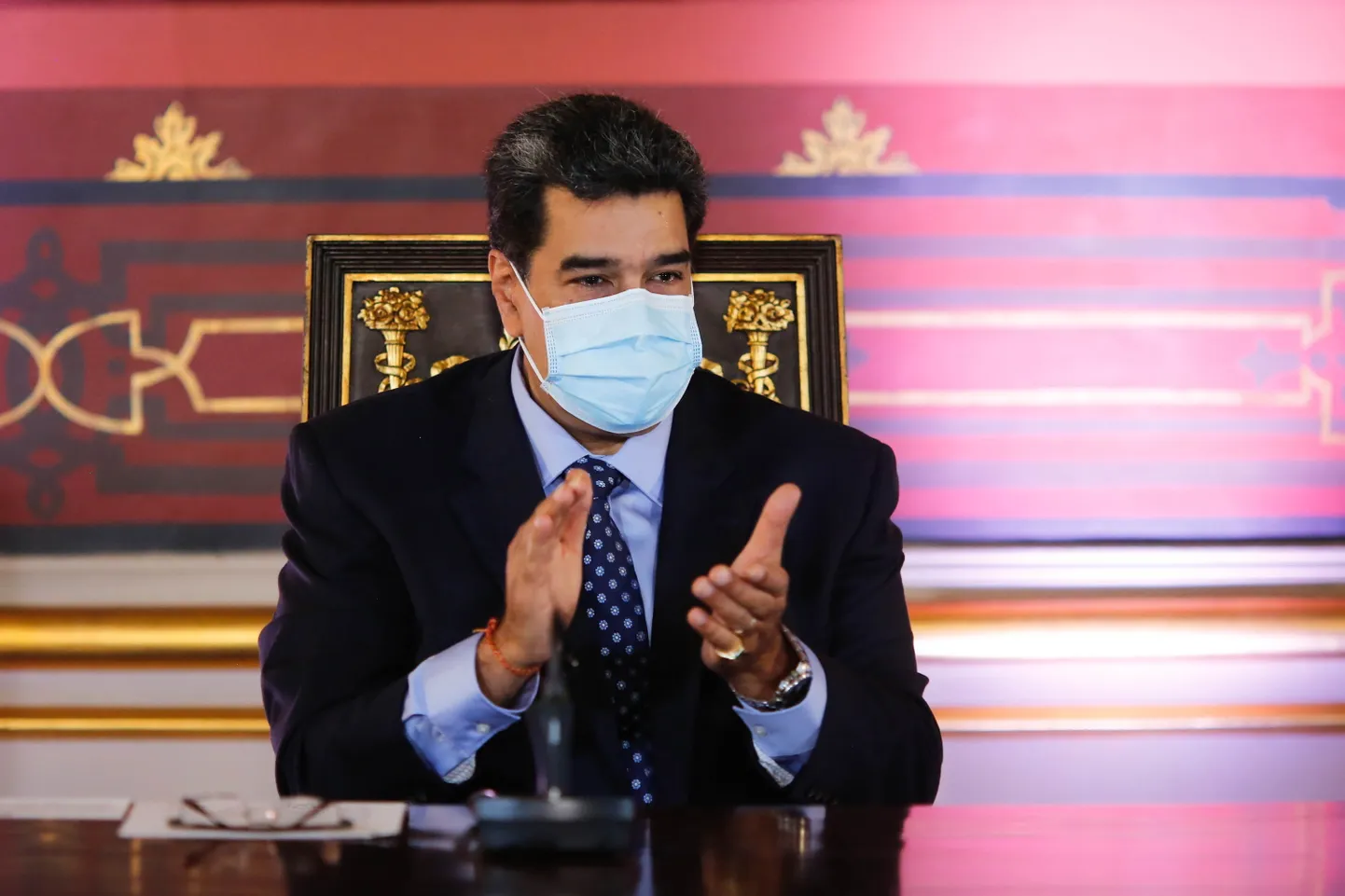 Venezuela president Nicolas Maduro 29. septembril 2020 Caracases