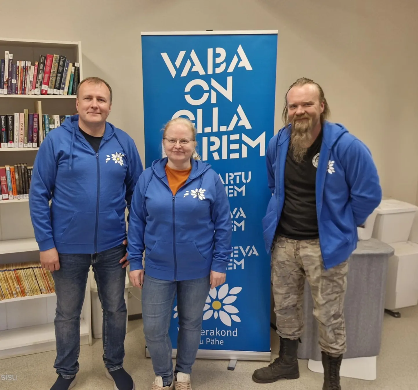 Vabaerakonna Tartu piirkonna juhatusse kuuluvad (vasakult) Vahur Kollom, Laili Jõgiaas ja Kaido Kallavus