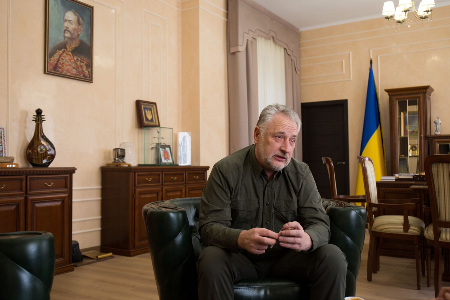 Donetski kuberner Pavlo Žebrivski urgitseb iga päev kohalike inimeste ajudes, et mentaliteeti muuta.