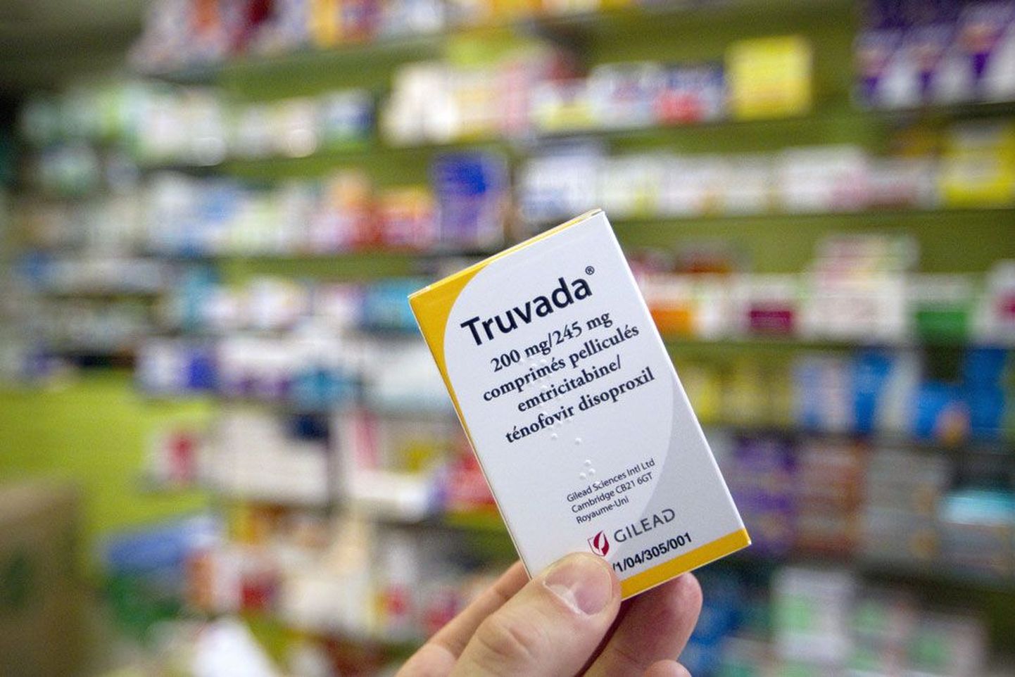 Препарат для профилактики ВИЧ-инфекции Truvada продается в одной из аптек Парижа.
