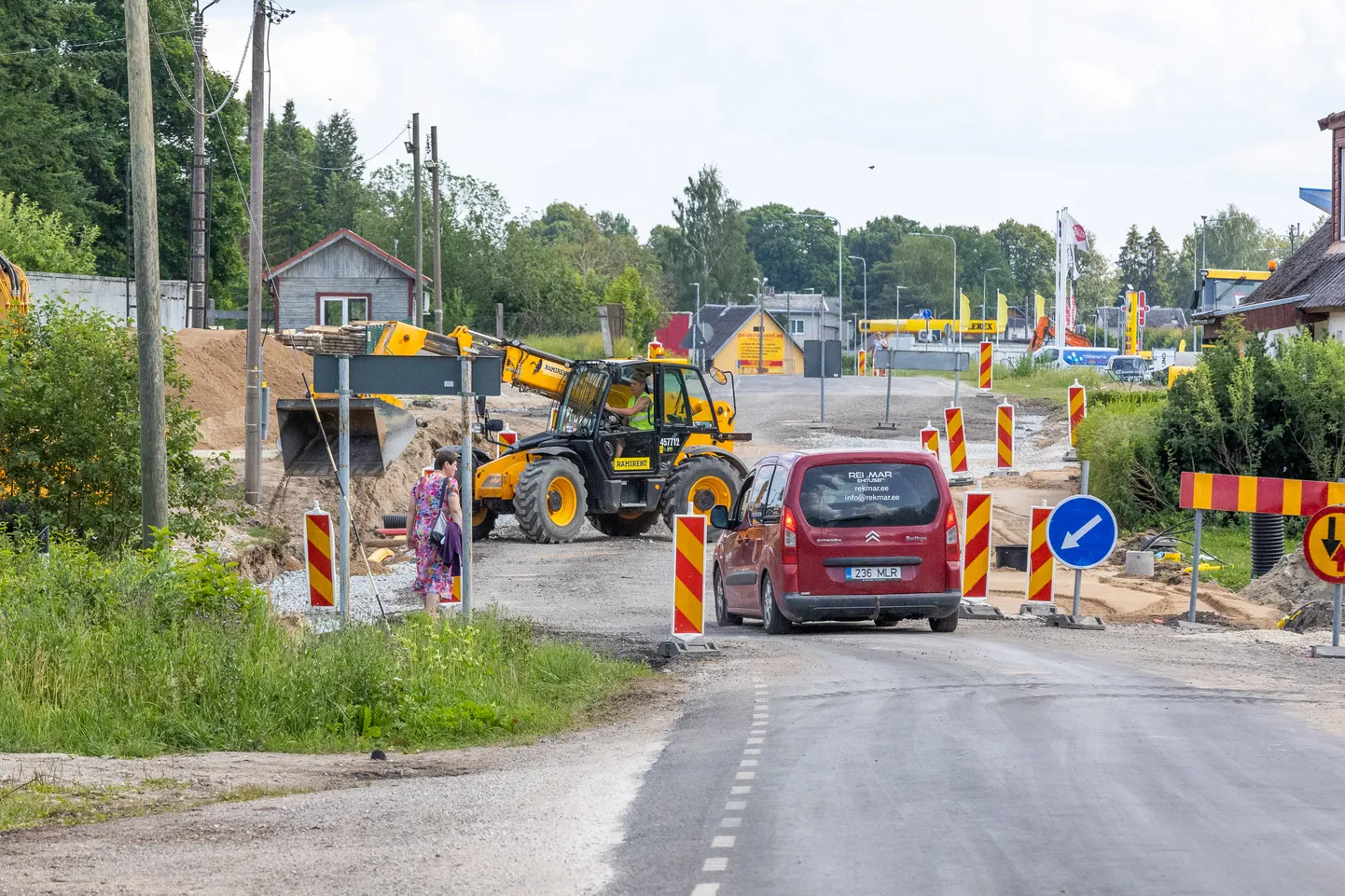 Viraksaare kergliiklustee ehitus