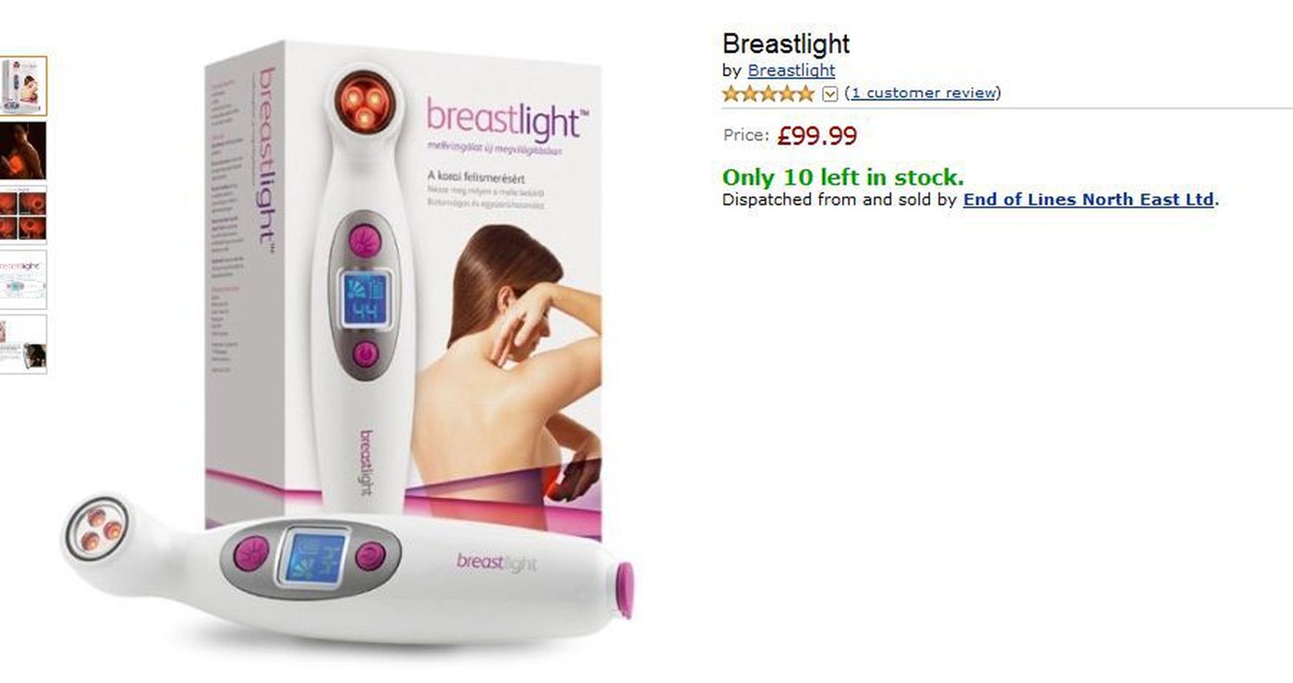 Breastlighti müüakse ka veebipoodides.