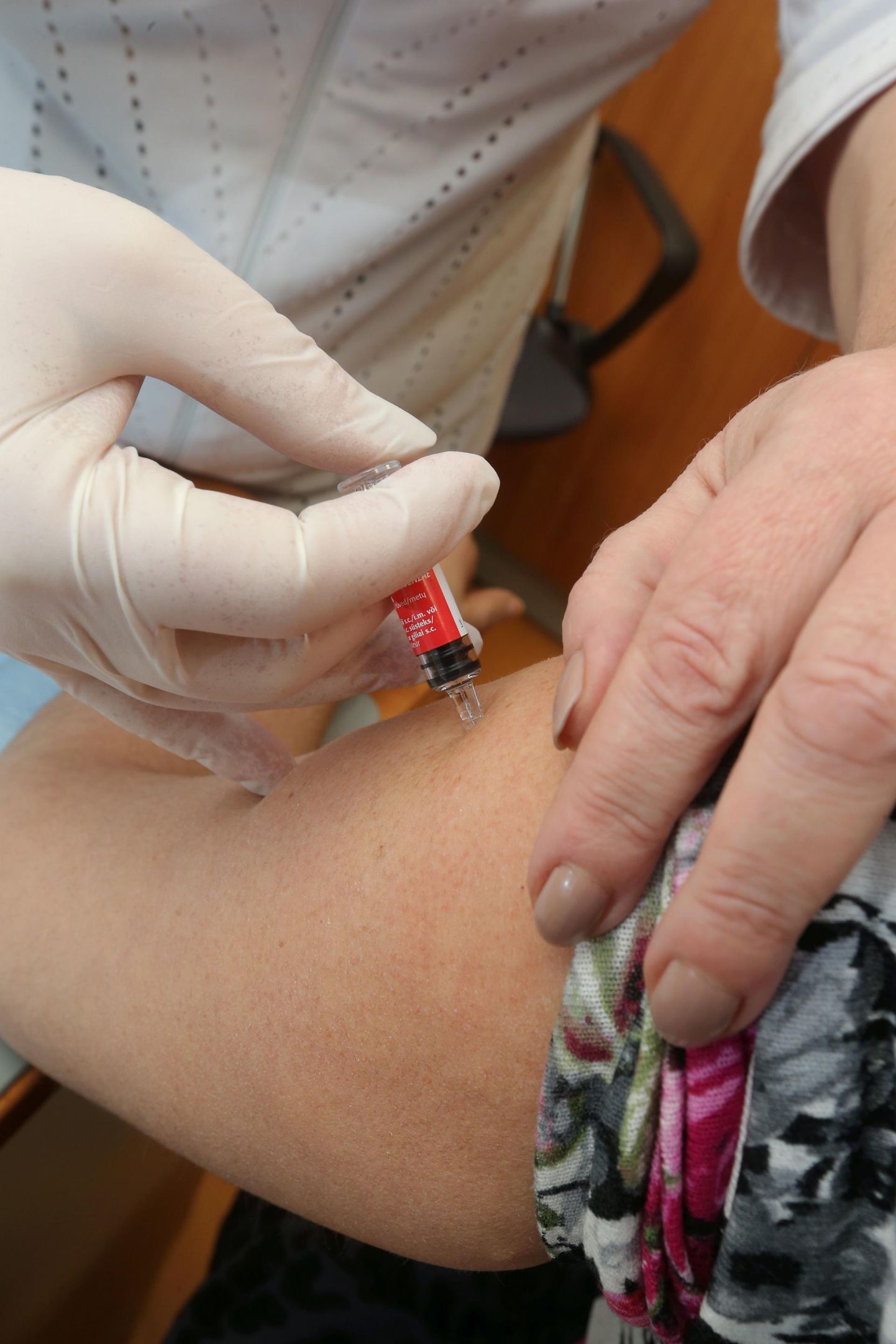 Grippi haigestumie riski saab vähendada selle vastu vaktsineerides.