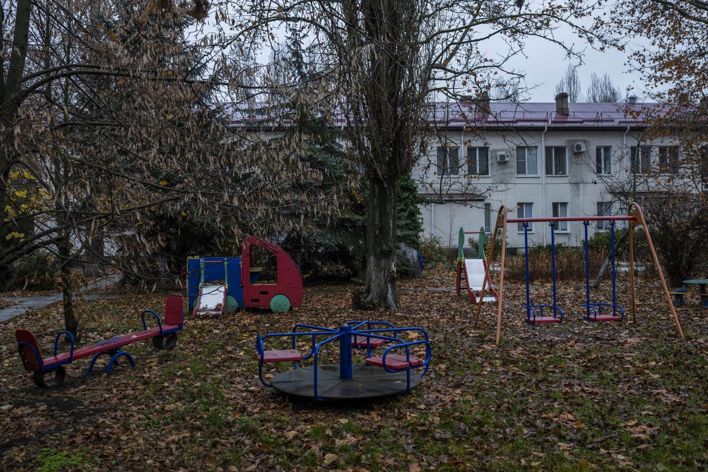 Сад детского дома в Херсоне.