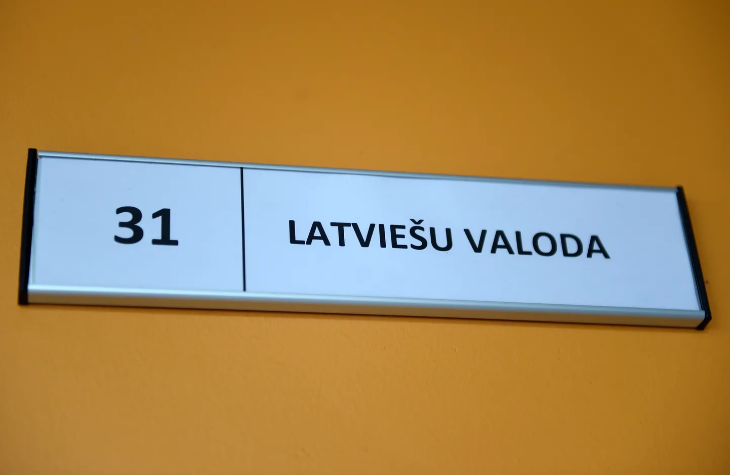 Класс латышского языка в школе