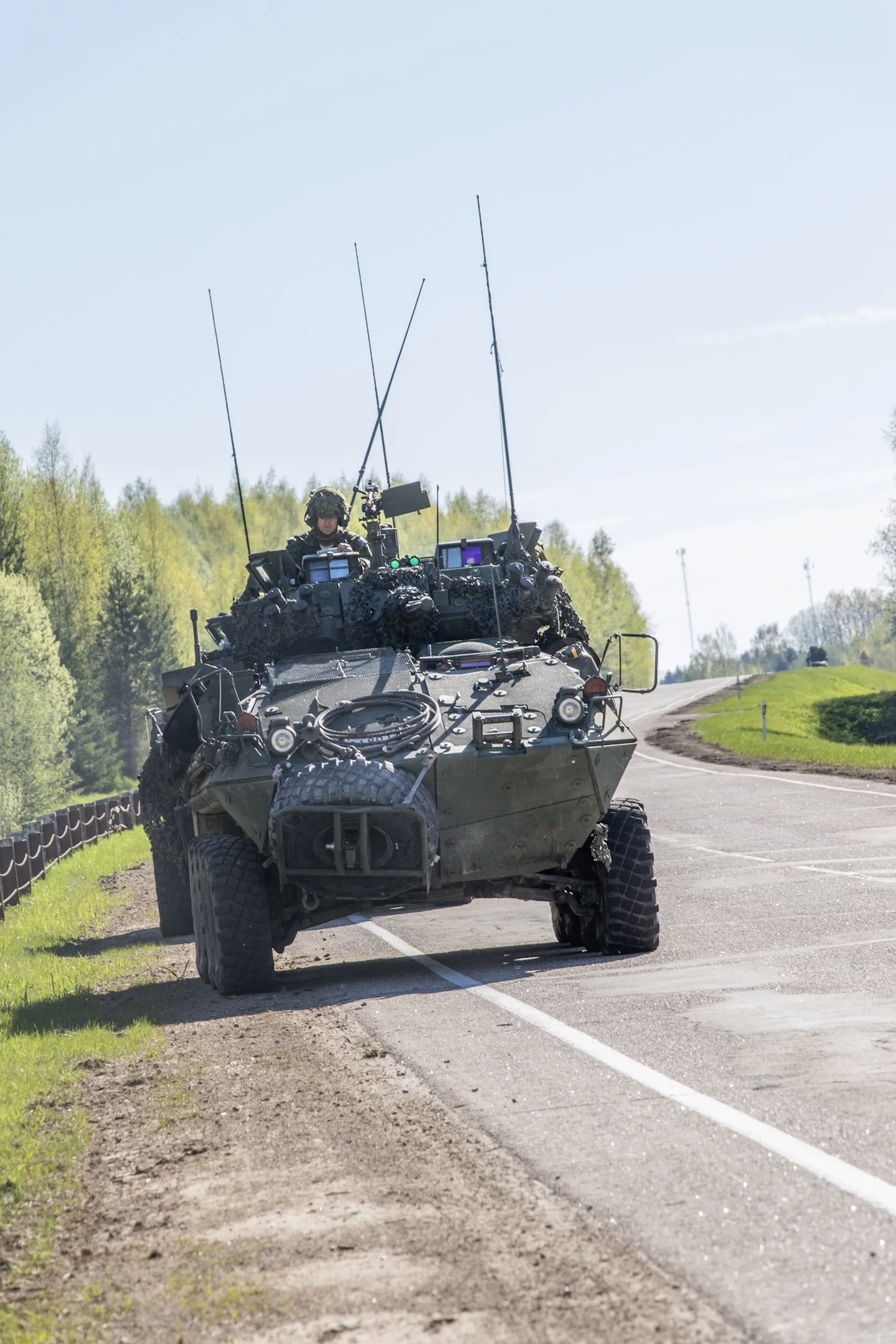 2. jalaväebrigaadi tankitõrje kompanii Lätis viivituslahingutel.