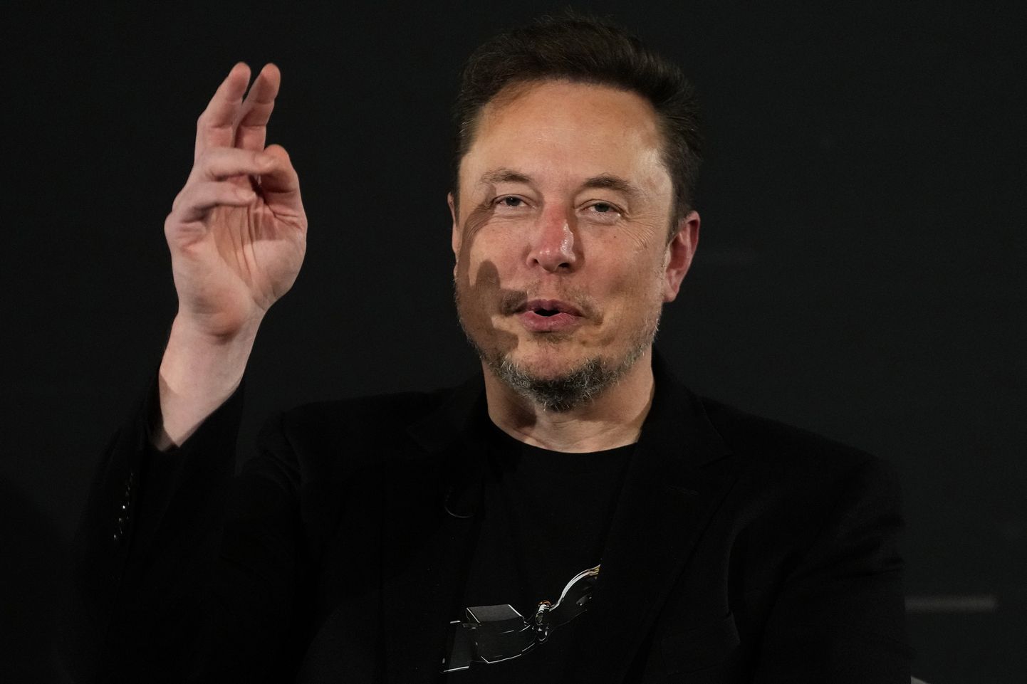 Sotsiaalmeediaplatvormi X omanik Elon Musk 2. novembril 2023 Suurbritannias Londonis, kus ta kohtus ja vestles Briti peaministri Rishi Sunakiga